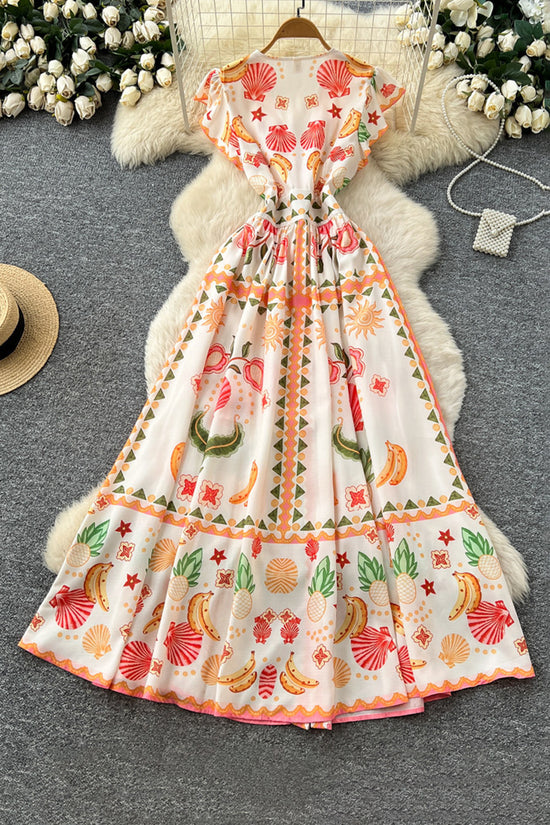 Bohemian Printed Maxi Dress