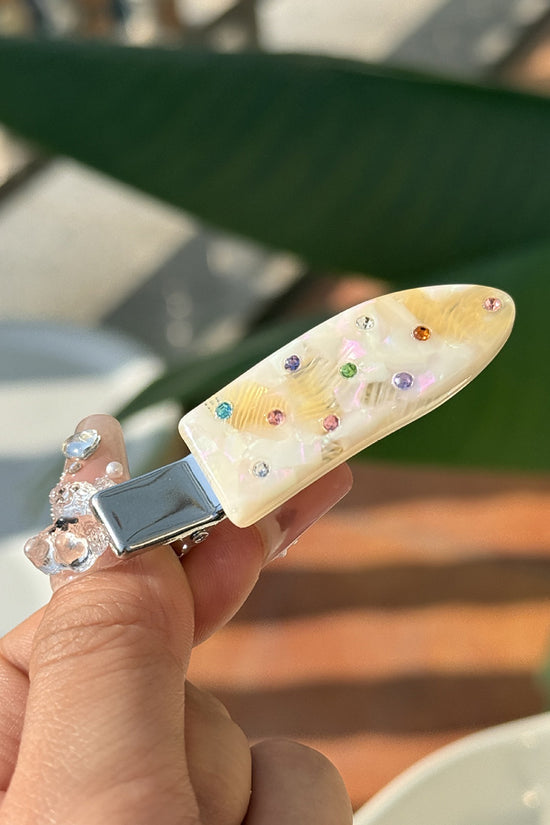 Chic Gem-Studded Hair Clip