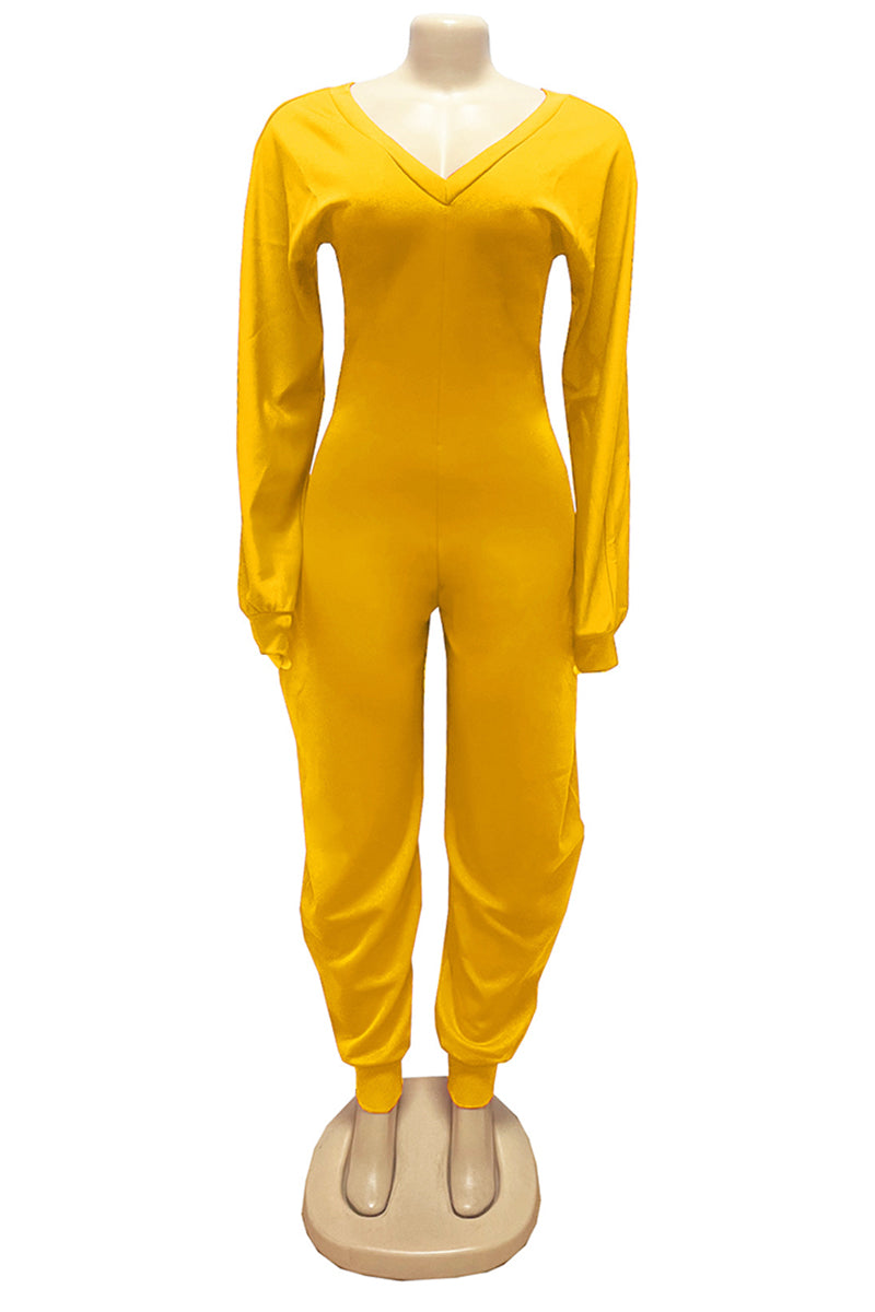 Off-Shoulder Casual Jumpsuit