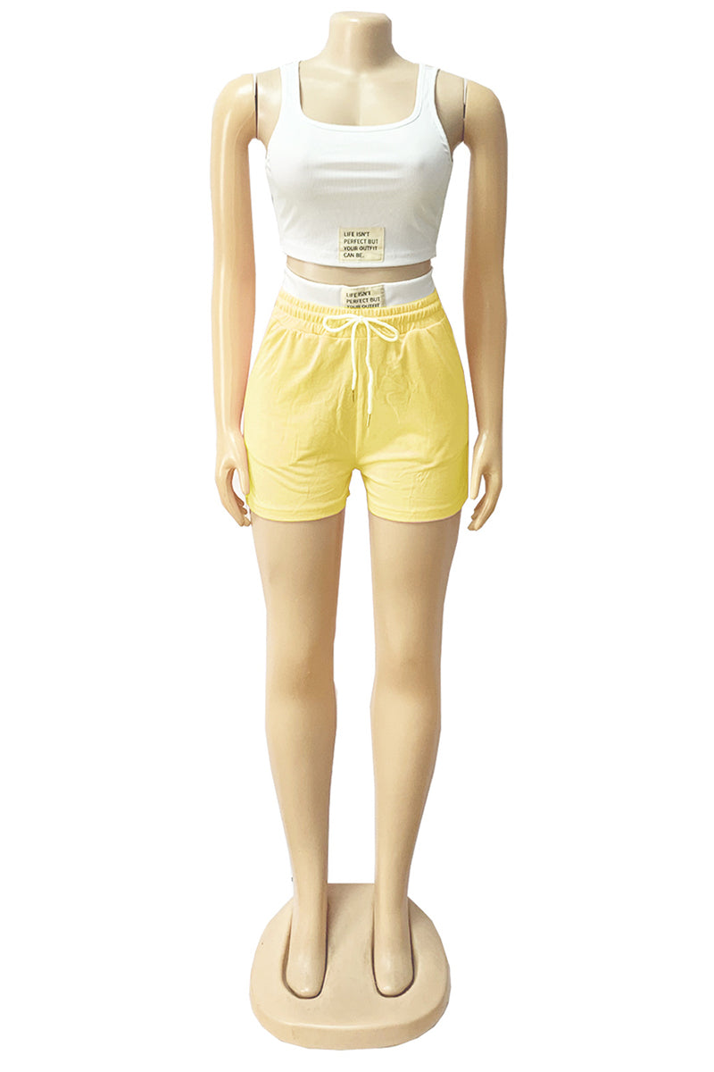Chic Sleeveless Top and Shorts Set