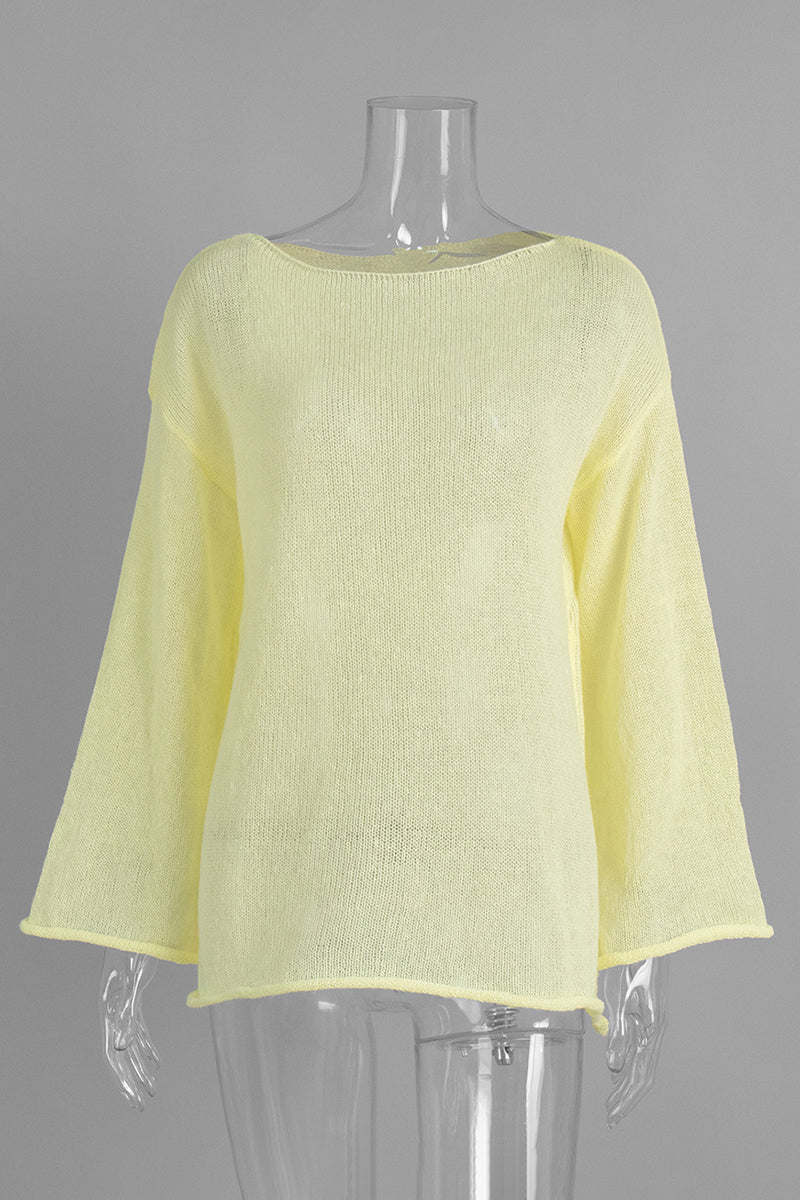 Classic Long Sleeve Knit T-Shirt