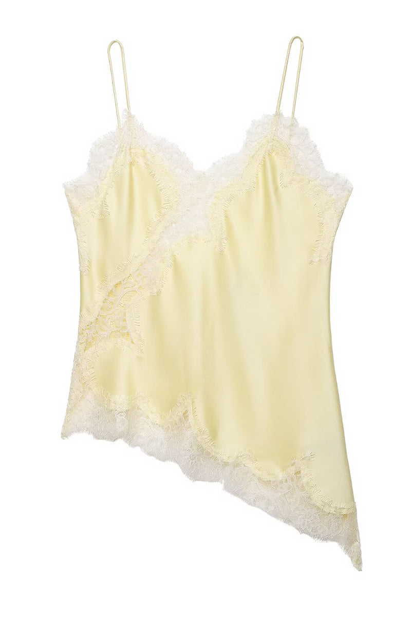 Elegant Lace Asymmetrical Camisole