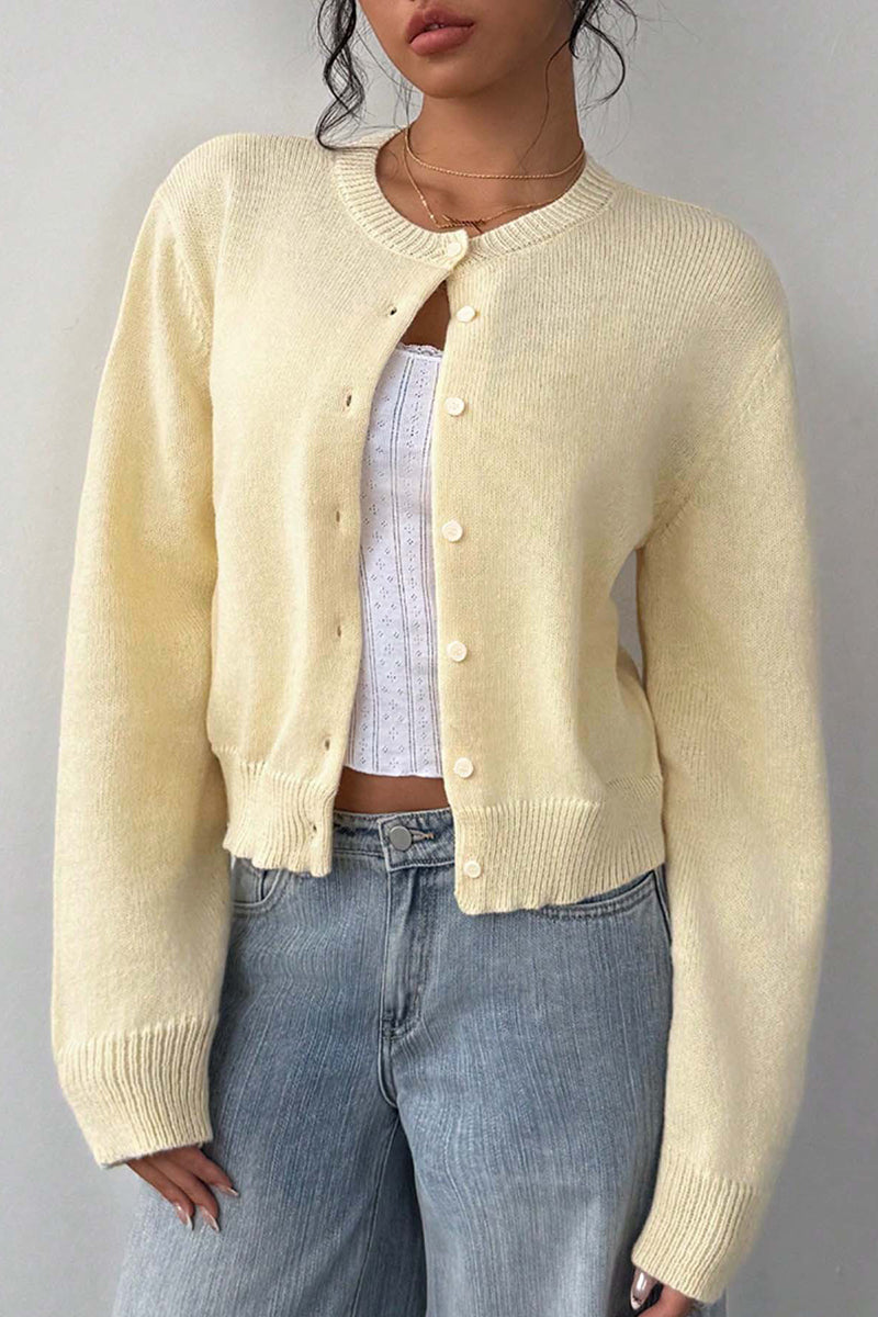 Classic Button-Up Cardigan