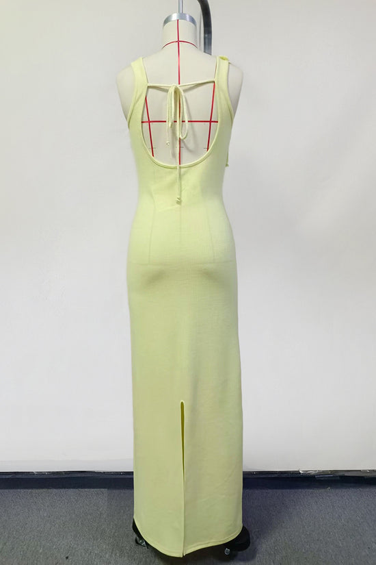 Floral Sleeveless Bodycon Dress