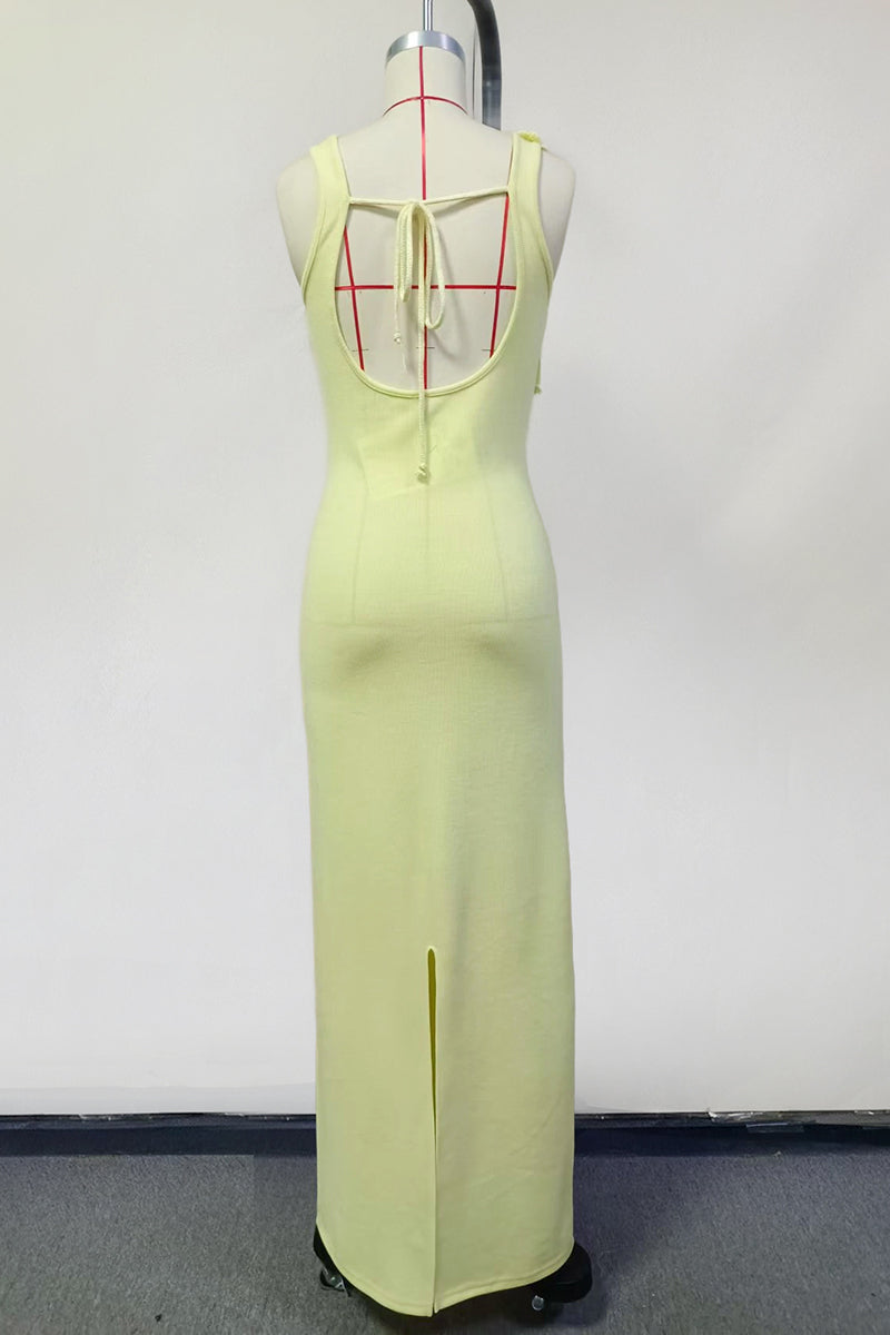 Floral Sleeveless Bodycon Dress