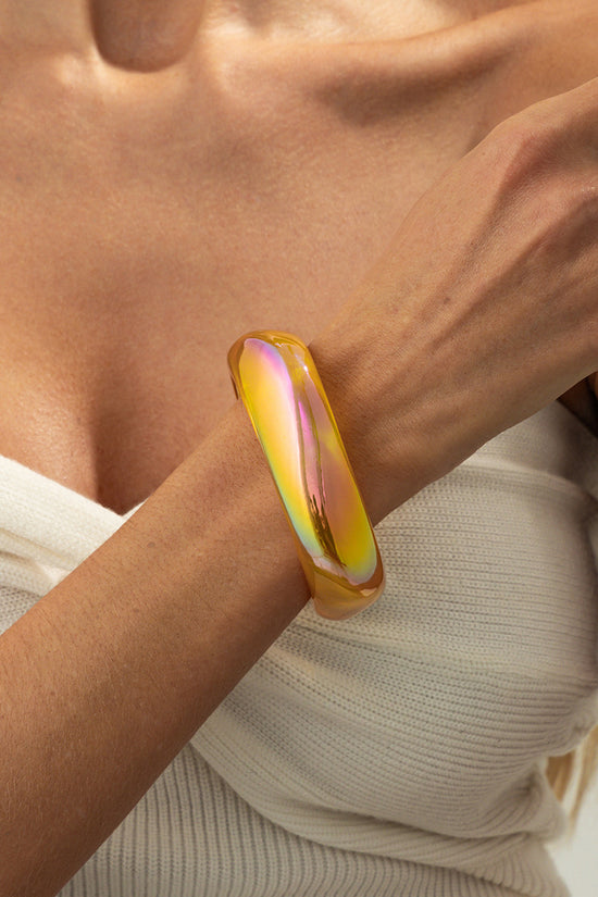 Iridescent Minimalist Bracelet
