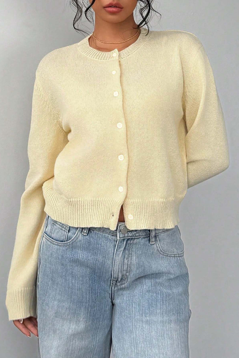 Classic Button-Up Cardigan