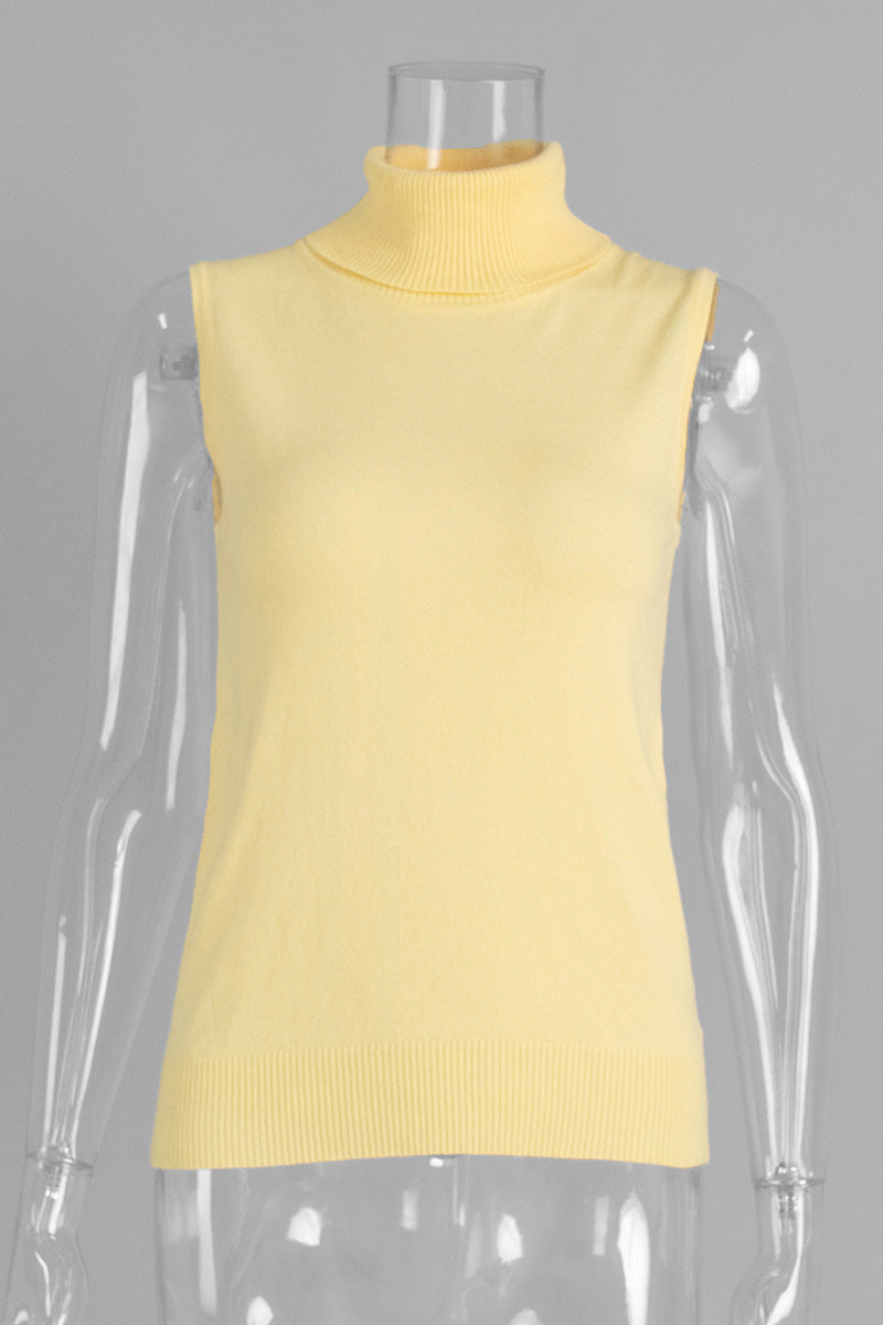 Timeless Turtleneck Sweater Vest