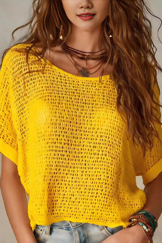 Crochet Knit Blouse