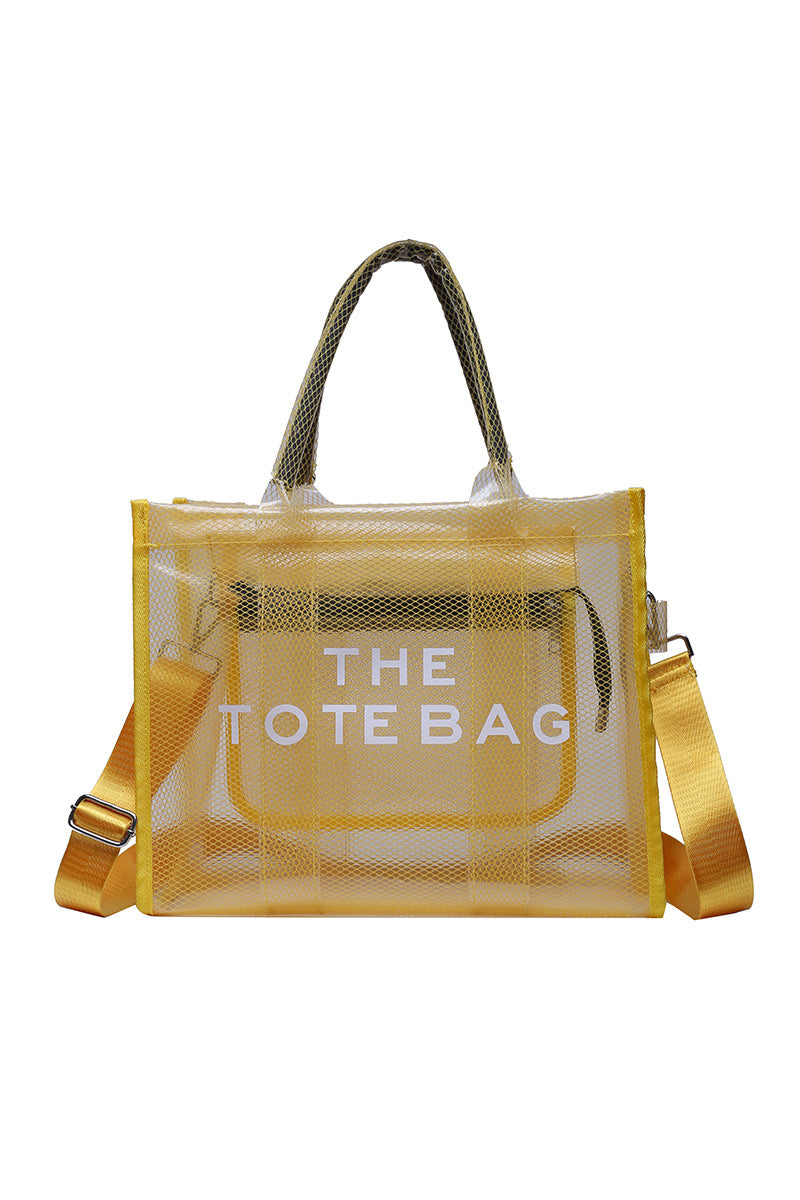 Mesh Tote Bag with Shoulder Strap