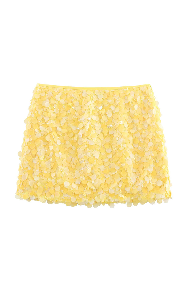 Sequin Glam Mini Skirt
