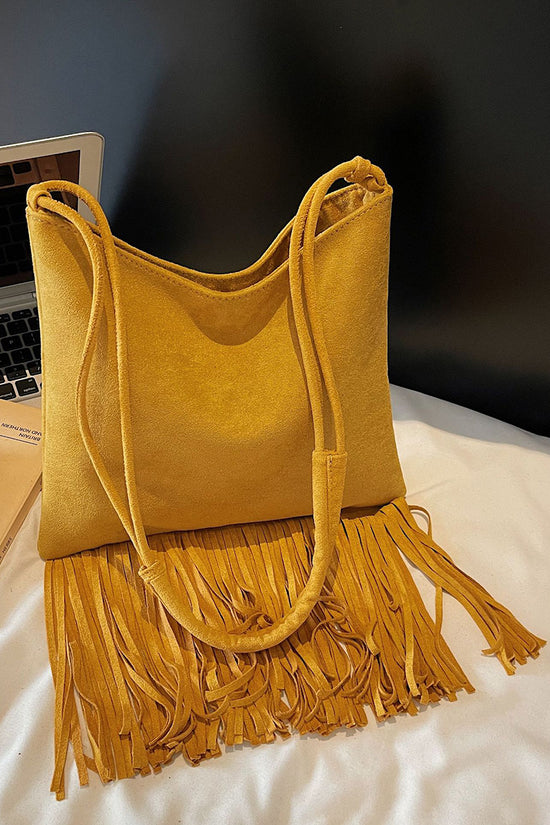 Fringe Detail Shoulder Bag