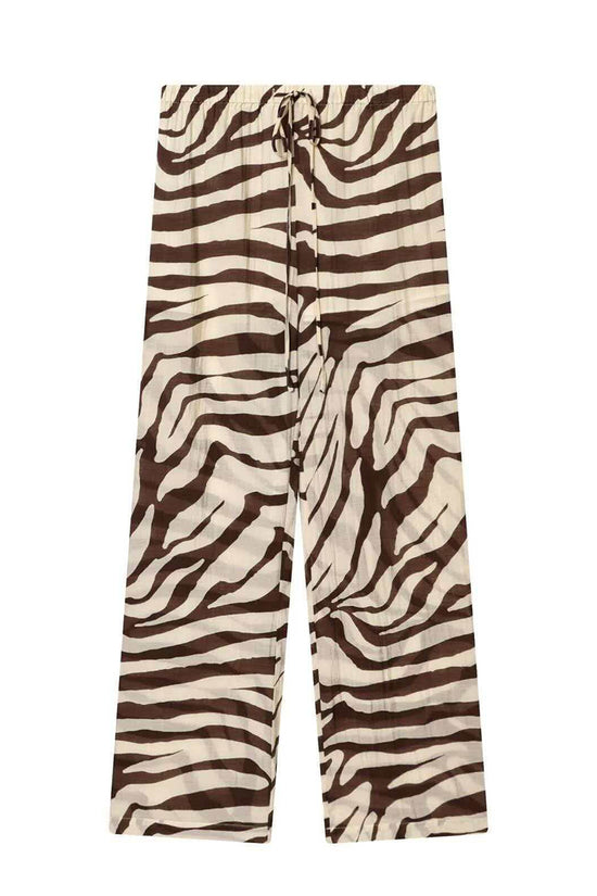 Zebra Print Casual Long Sleeve Shirt