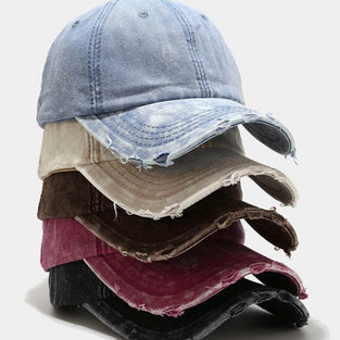 Distressed Casual Baseball Cap