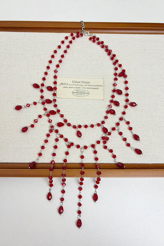 Elegant Beaded Statement Necklace