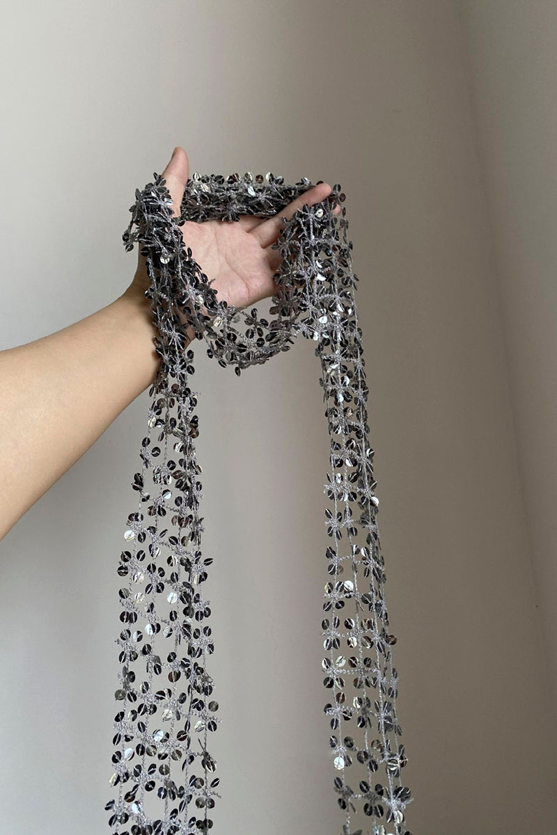 Sparkling Beaded Accent Scarf