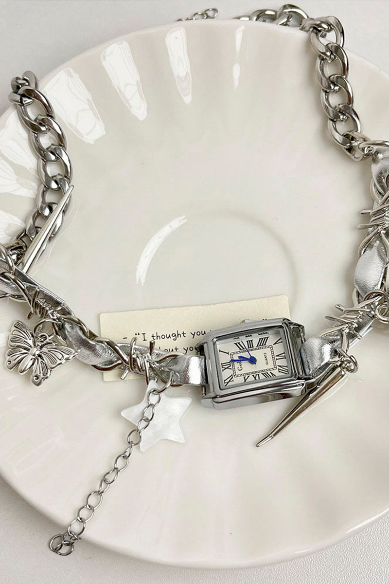 Charm Watch Chain Necklace