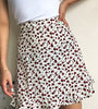 Floral Print A-Line Mini Skirt