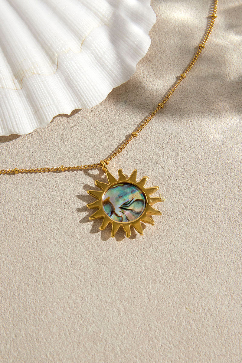 Sun and Moon Pendant Necklace