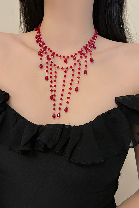 Elegant Beaded Statement Necklace