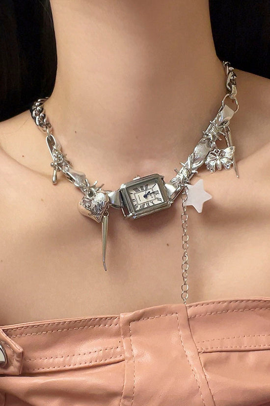 Charm Watch Chain Necklace