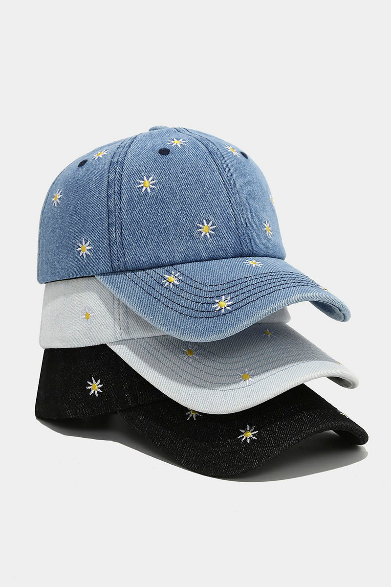 Daisy Pattern Casual Cap