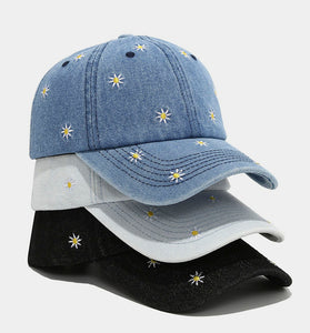 Daisy Pattern Casual Cap