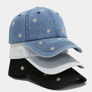 Daisy Pattern Casual Cap