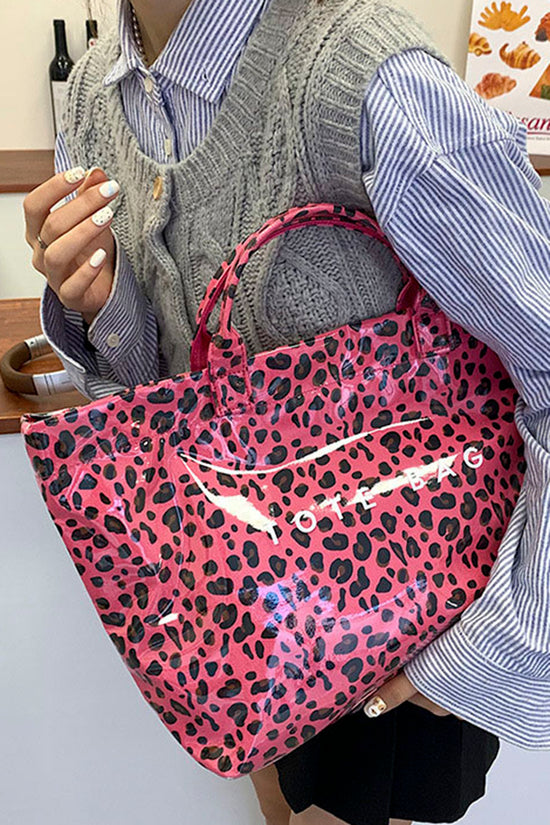 Chic Leopard Print Tote Bag