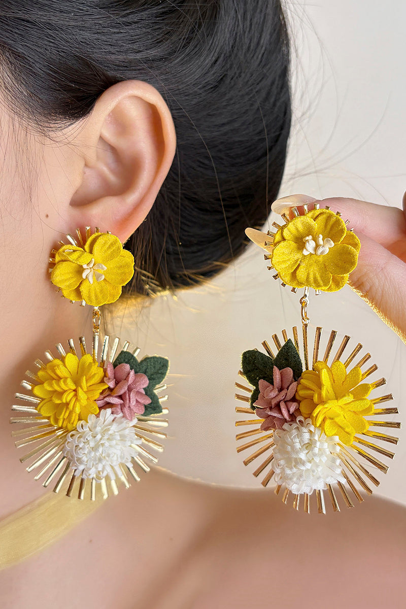 Floral Statement Earrings