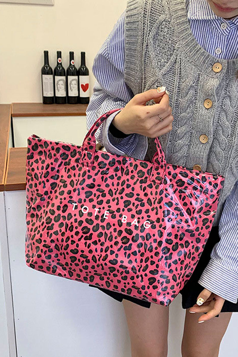 Chic Leopard Print Tote Bag