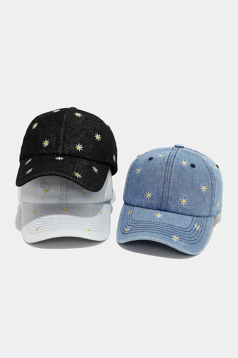 Daisy Pattern Casual Cap