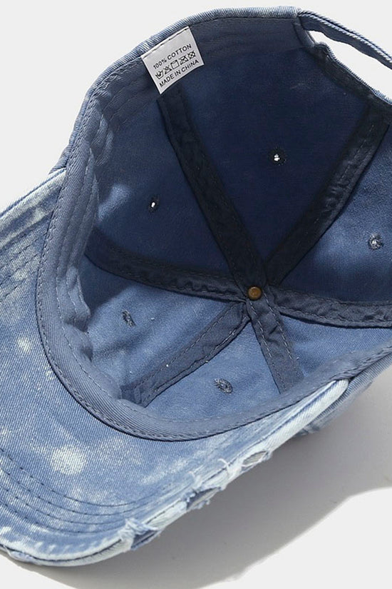 Distressed Casual Baseball Cap
